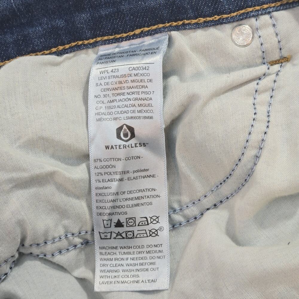 Signature by Levi Strauss Jeans Women's 14 Blue Mid-Rise Heritage Boyfriend 32W - Picture 5 of 7